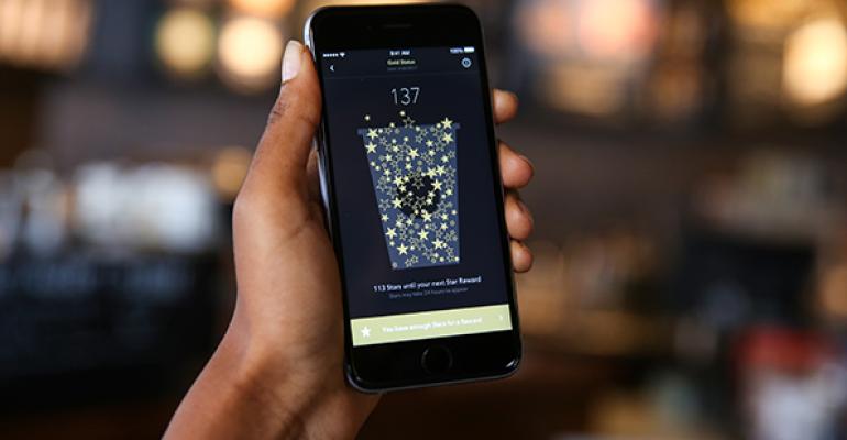 Starbucks Rewards app