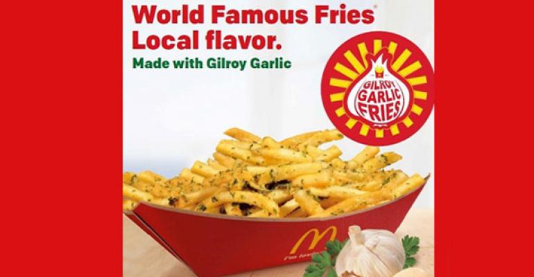 McDonalds Gilroy Garlic Fries