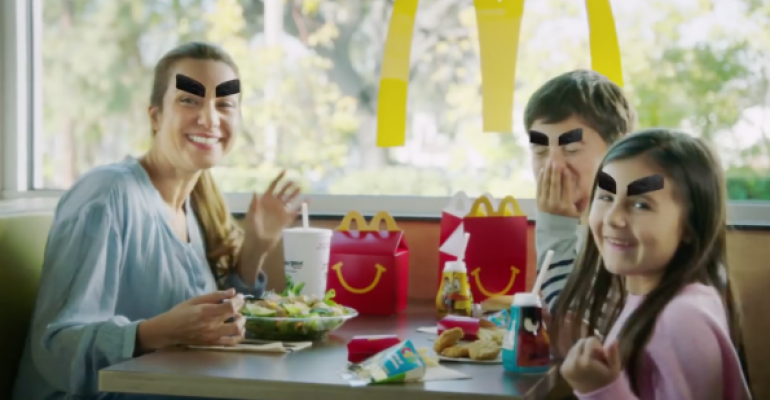 Must-see videos: McDonald&#039;s has fun with Angry Birds eyebrows