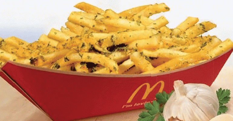 McDonalds garlic fries