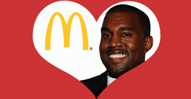 McDonalds and Kanye A love affair