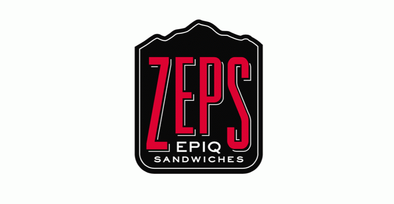 quiznos sandwich zeps logo