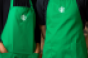 green apron
