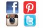 Facebook Pinterest Instagram Twitter icons
