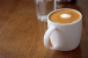 Starbucks Flat White coffee Two ristretto shots topped with a thin layer of ldquomicrofoamrdquo made by aerating the milk for 3 to 5 seconds mdash less time than for cappuccinos or lattes mdash and a latte art dot