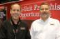 Brent Greenwood left and Chris Eby both senior managers for franchise development for Firehouse Subs