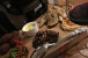 A Mediterranean tasting board at Tredici Enoteca in Philadelphia features hummus and falafel