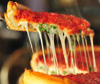 Patxi's is known for its Chicago-style deep-dish pies