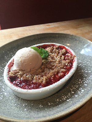 strawberry crisp