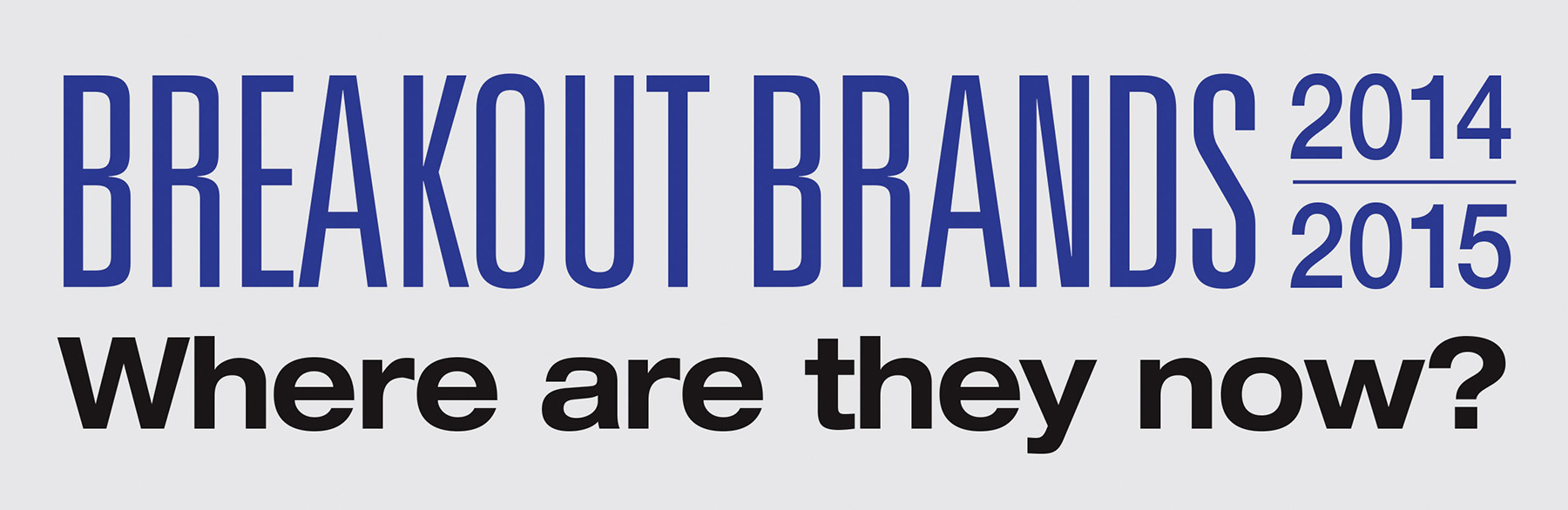 Breakout Brands 2014 2015